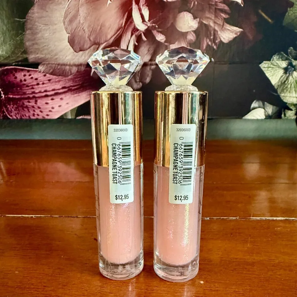 NEW 2-Pc Champagne Toast Lip Oil Bath & Body Works